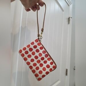 Coach Polka Dot Wristlet Clutch - Excellent Conditon